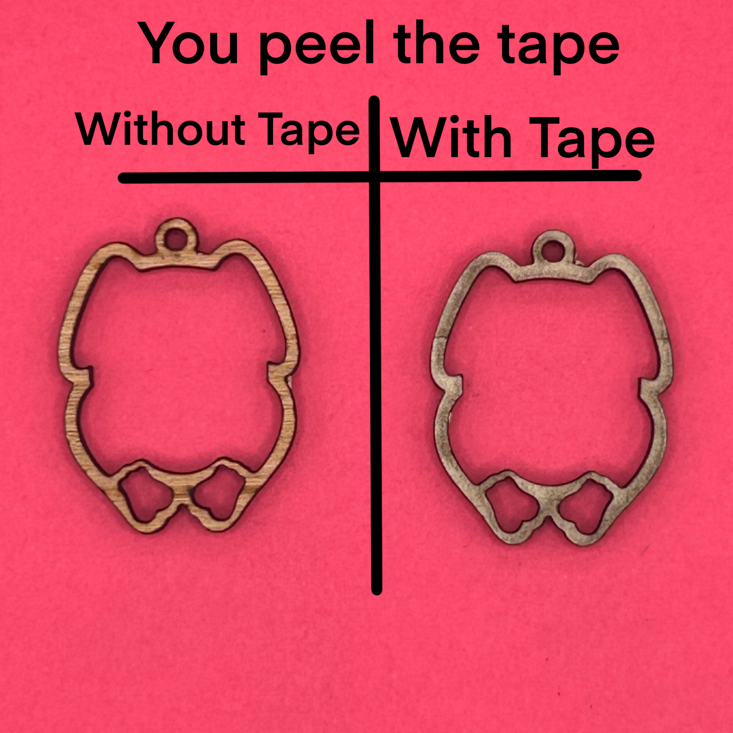 Blank Cooked Turkey wooden bezels