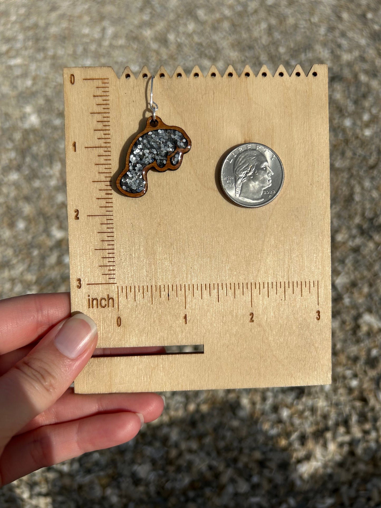 Manatee earrings