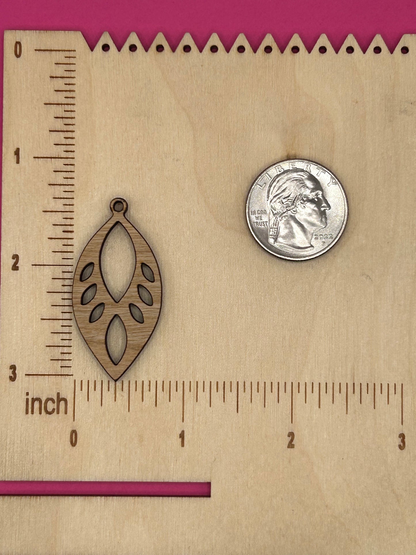 Blank juniper wooden bezel