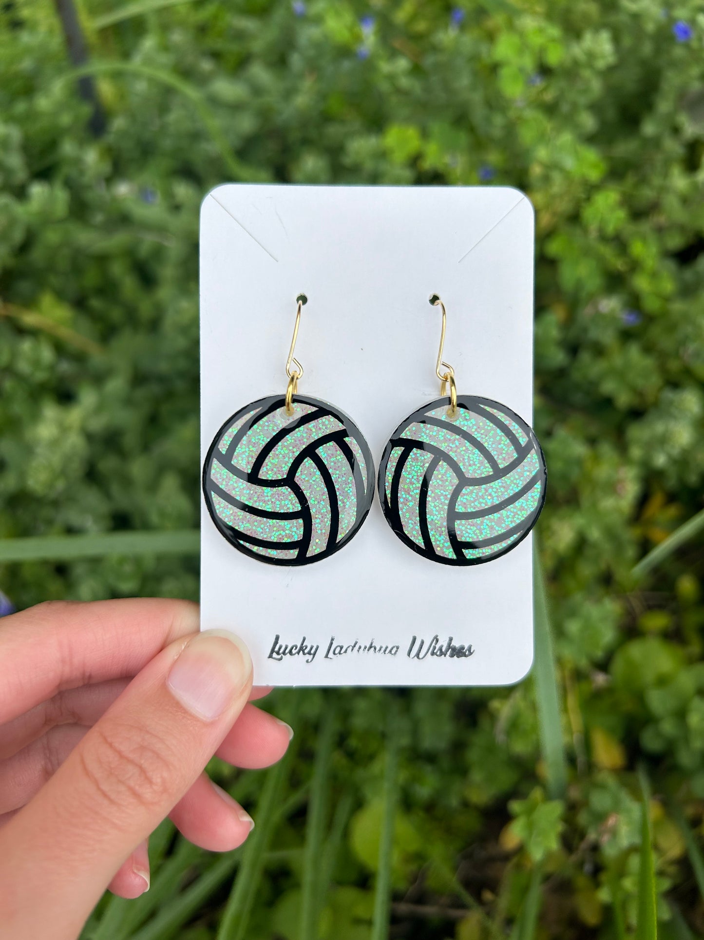 Volleyball earrings