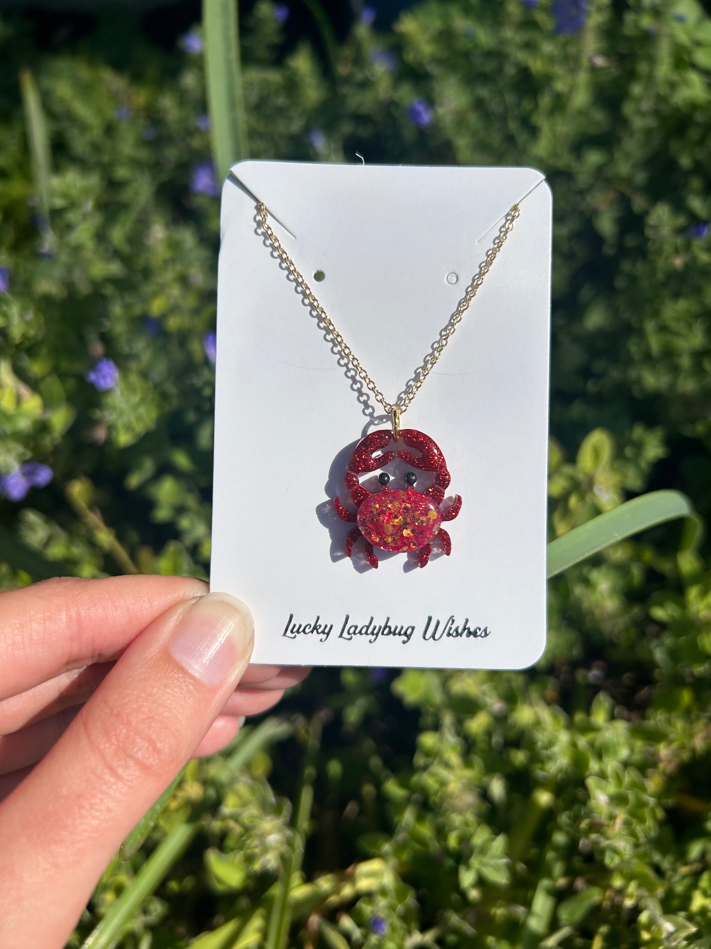Crab necklace