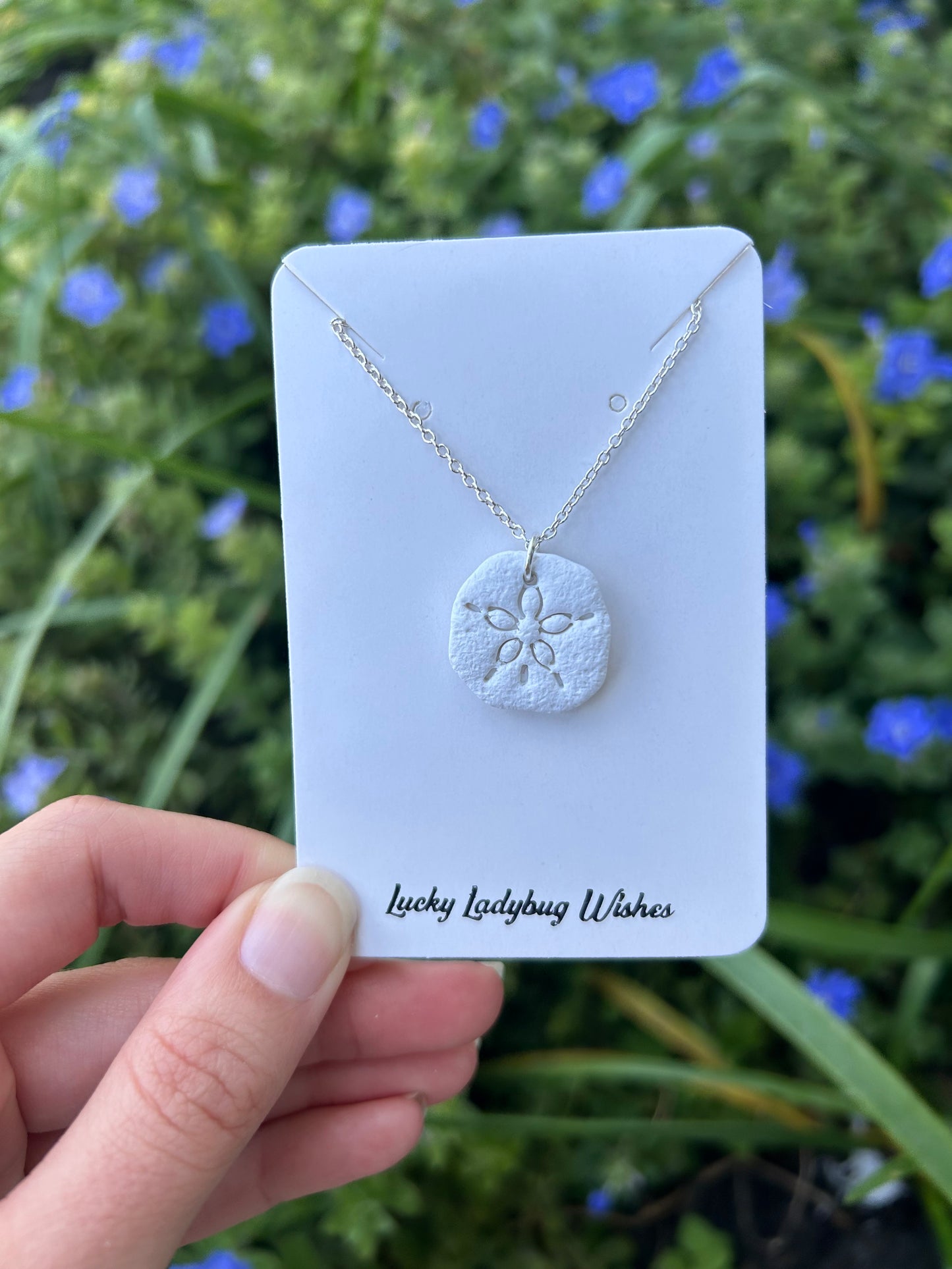 Sand dollar necklace