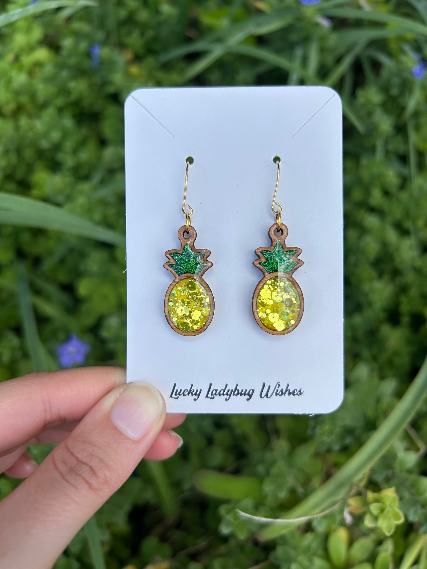 Pineapple earrings