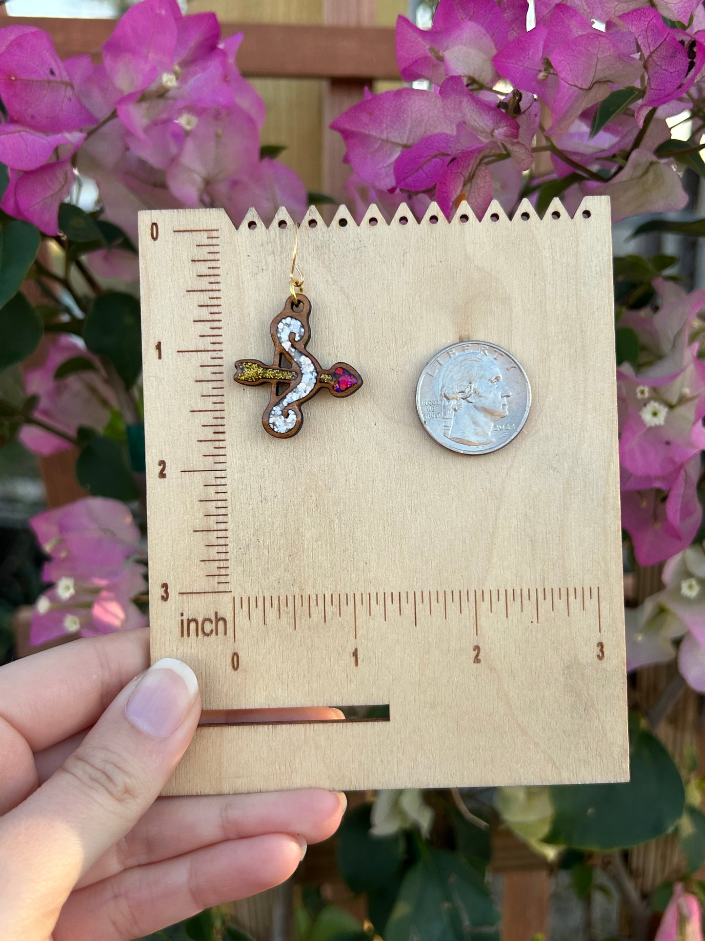 Bow and Arrow earrings