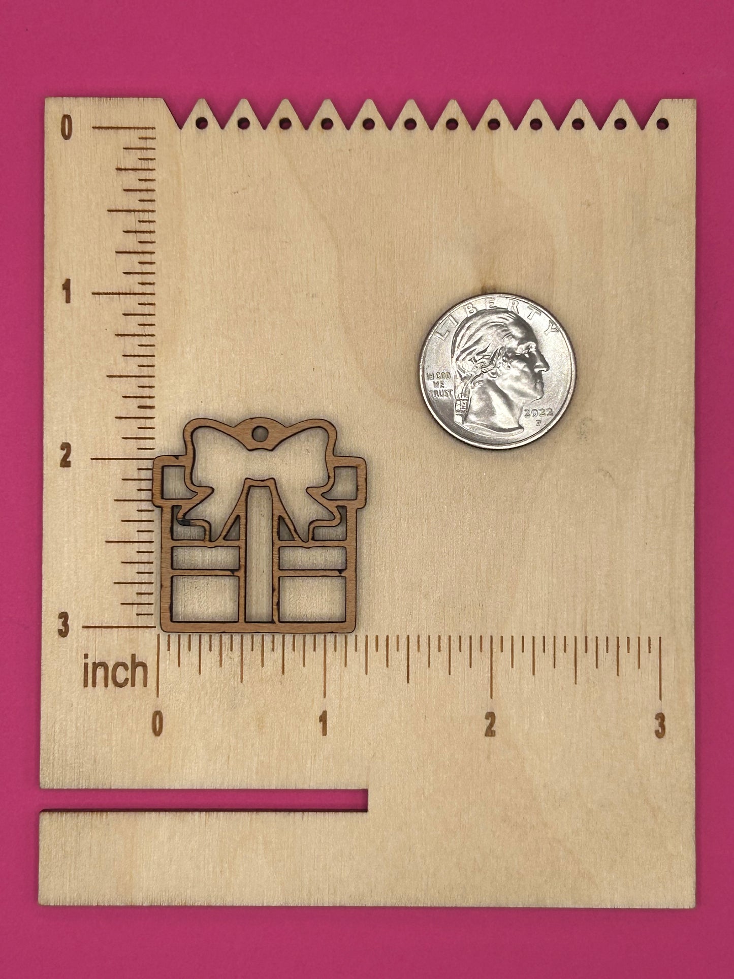 Blank present wooden bezel