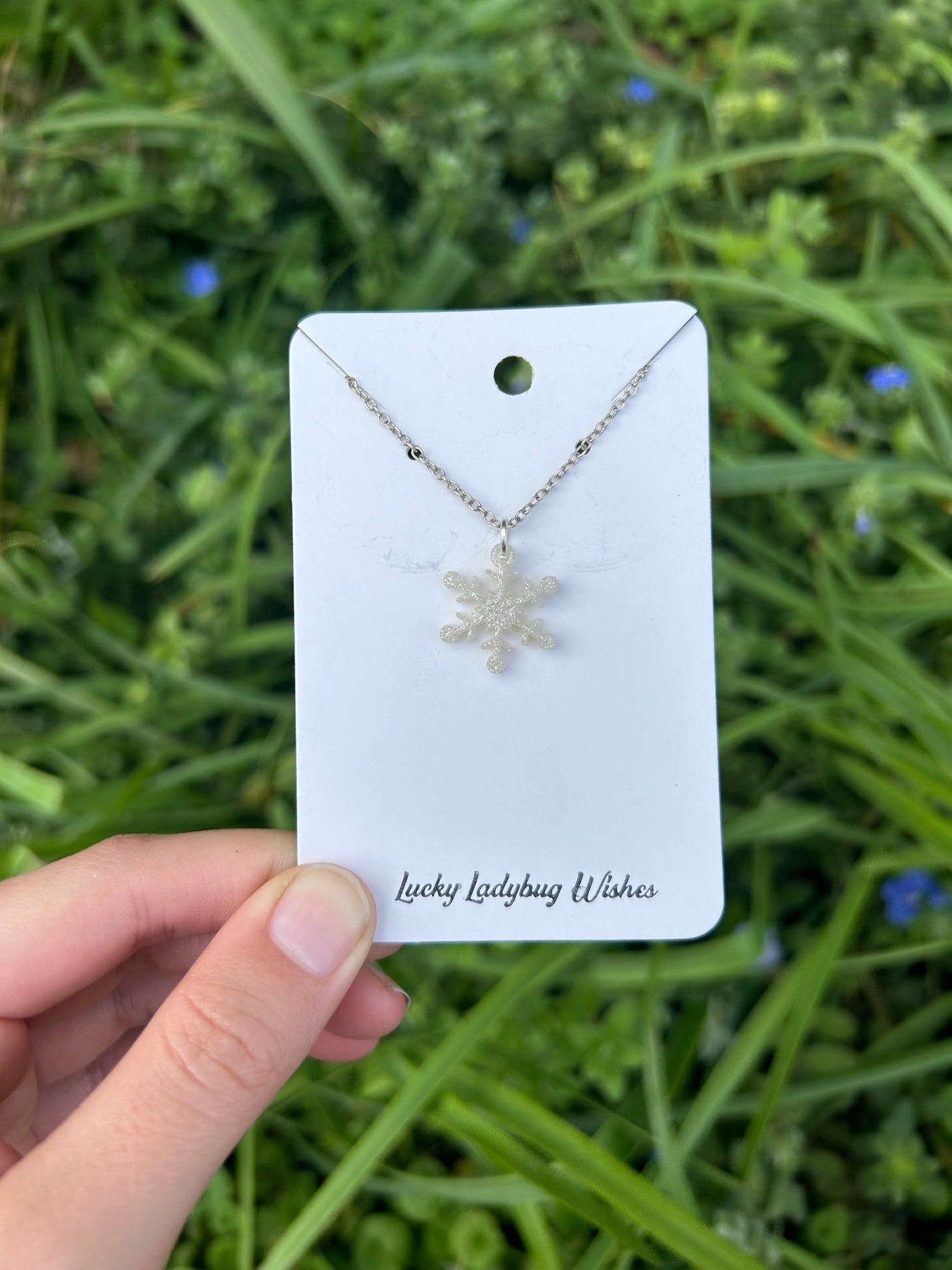 Snowflake necklace