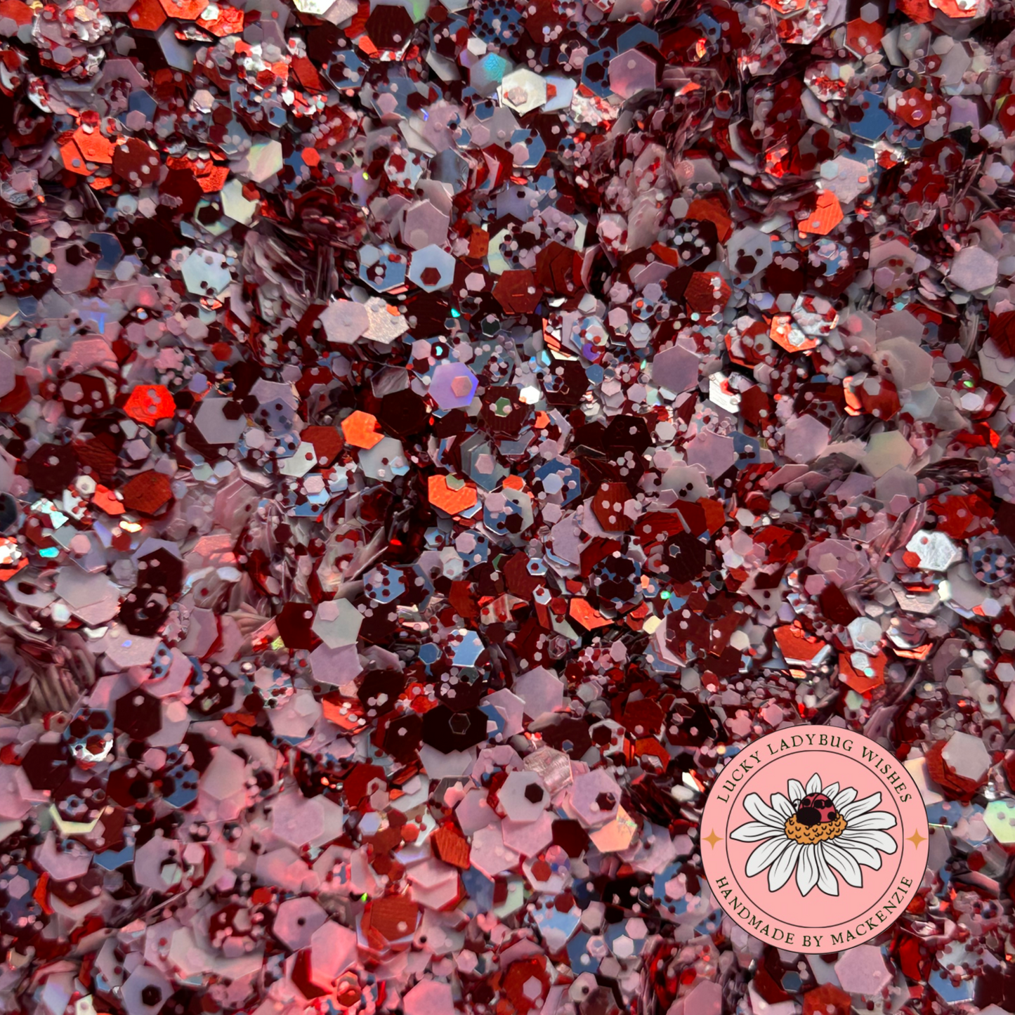 Pink Christmas Glitter