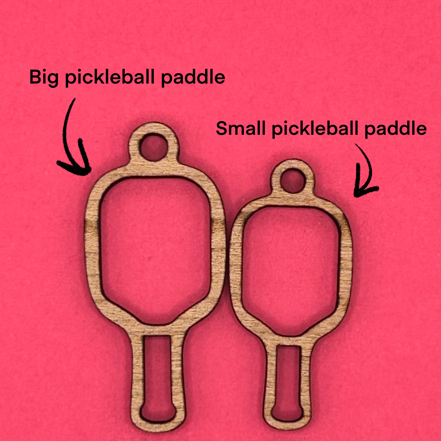 Blank Pickleball Paddle wooden bezels