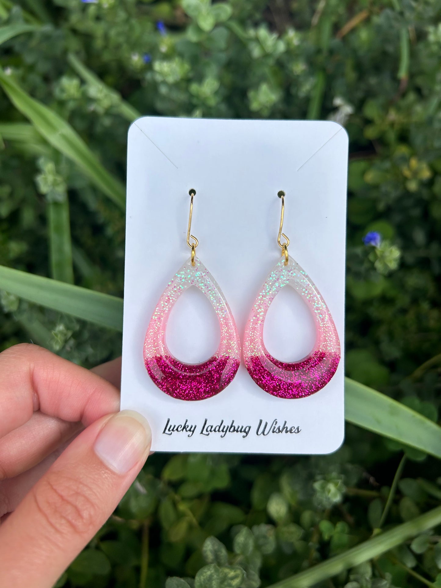Candy corn earrings