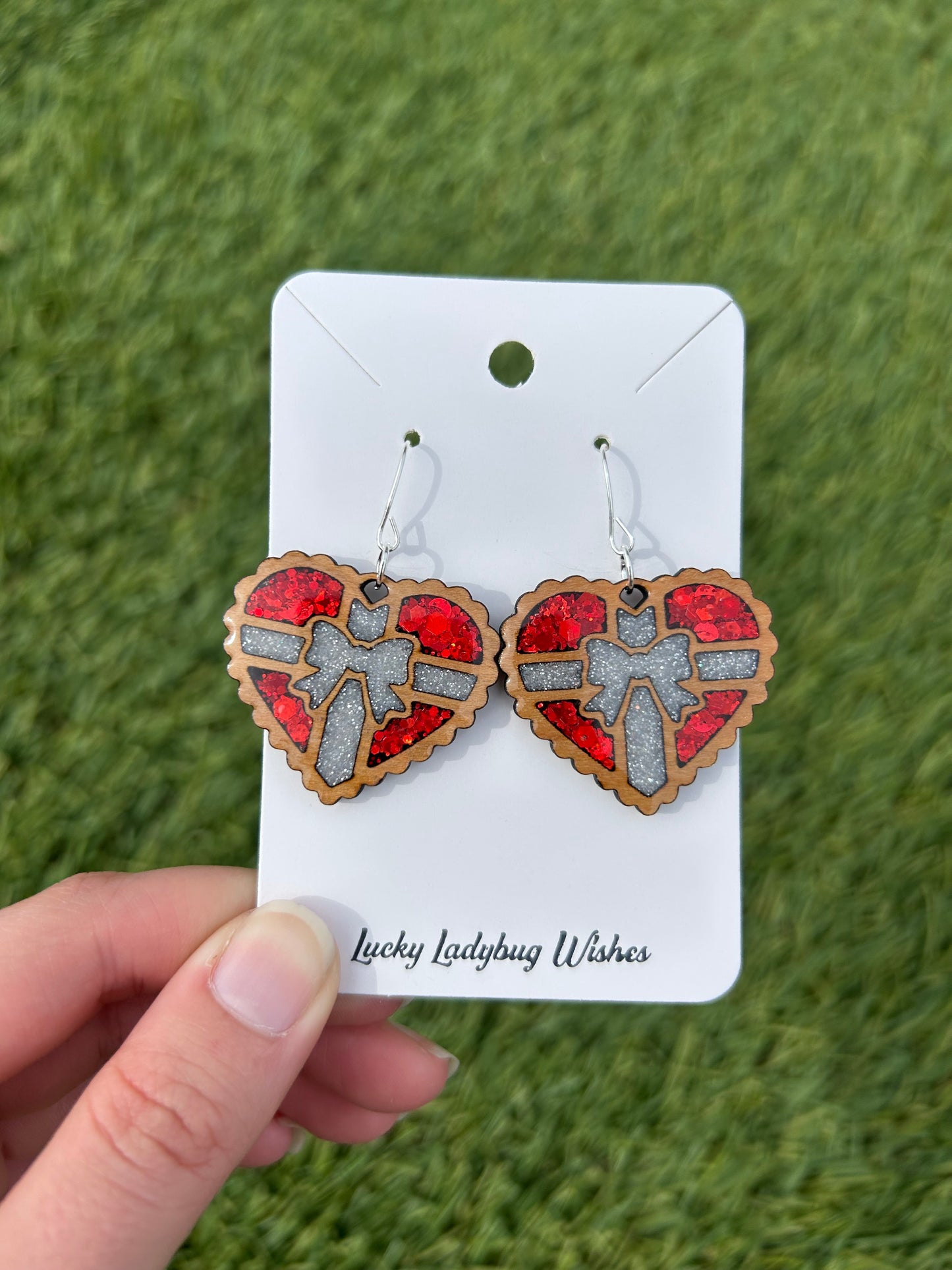 Chocolate box earrings