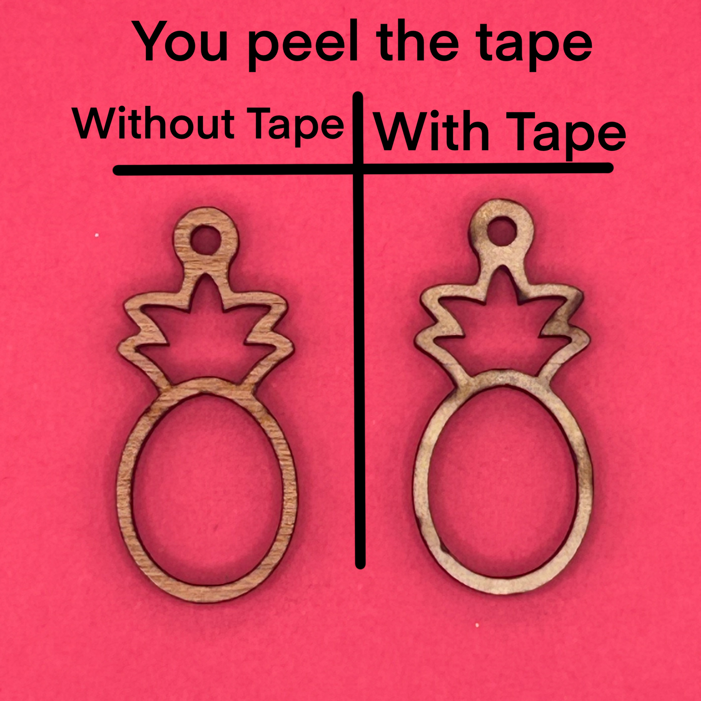 Blank Pineapple wooden bezel