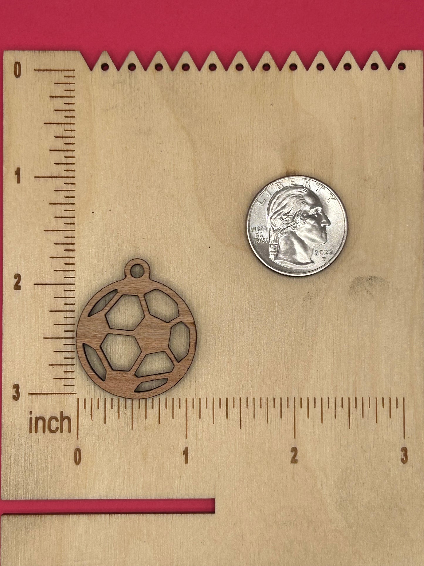 Blank Soccer Ball wooden bezels
