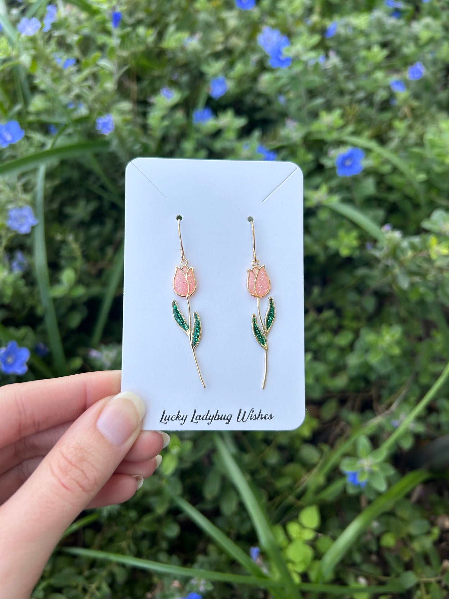Tulip earrings