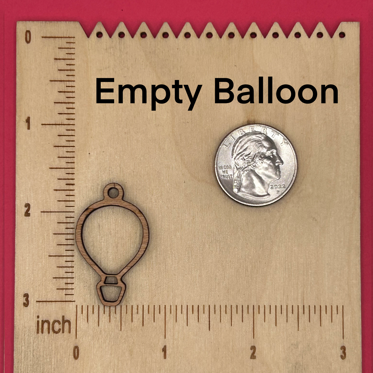 Blank Hot Air Balloon wooden bezel
