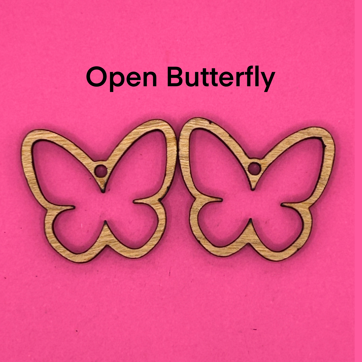 Blank butterfly wooden bezel