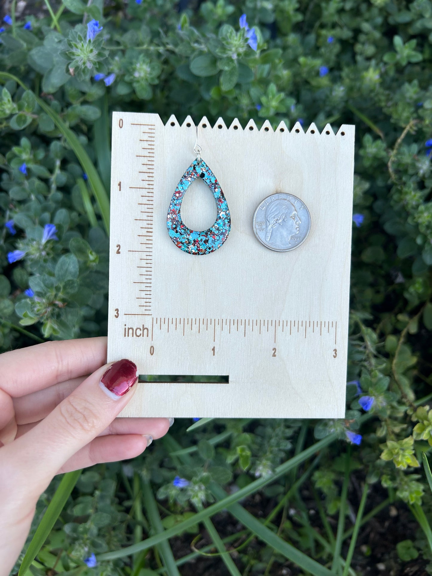 Small atta girl earrings