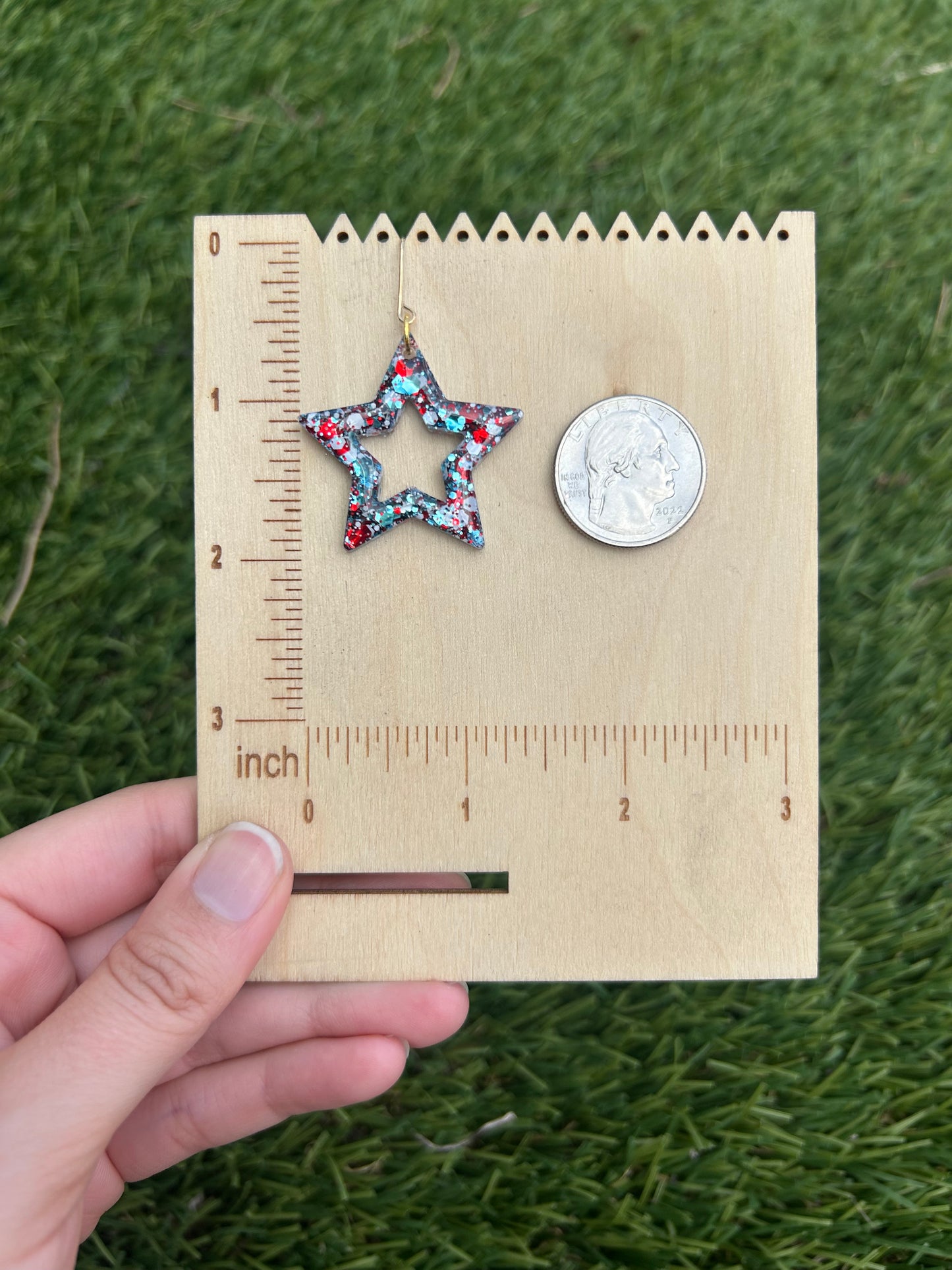 Star earrings