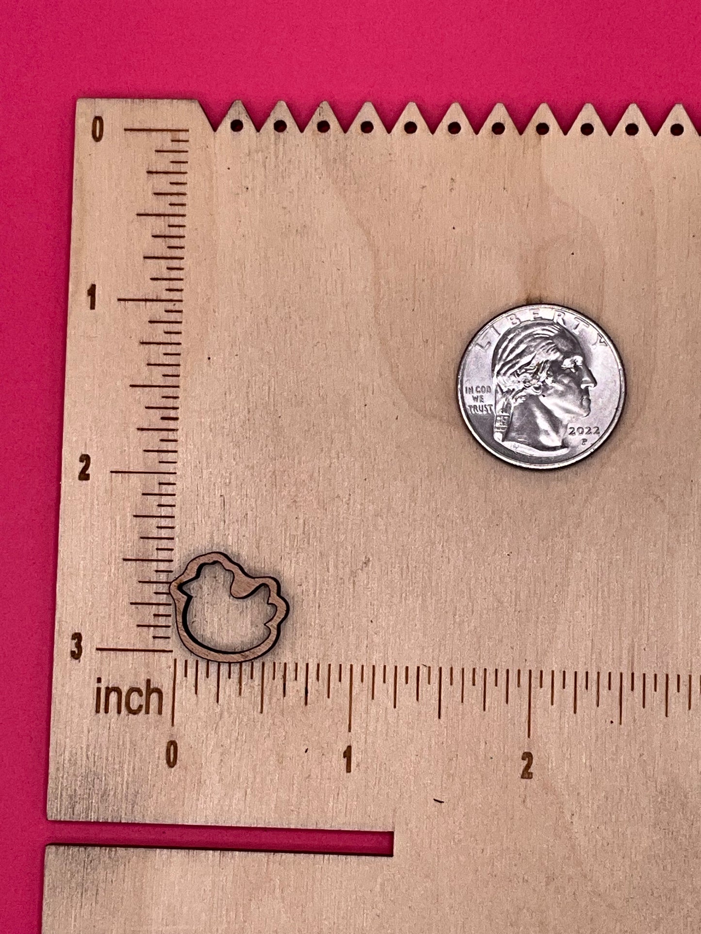 Blank Chicken Studs wooden bezels