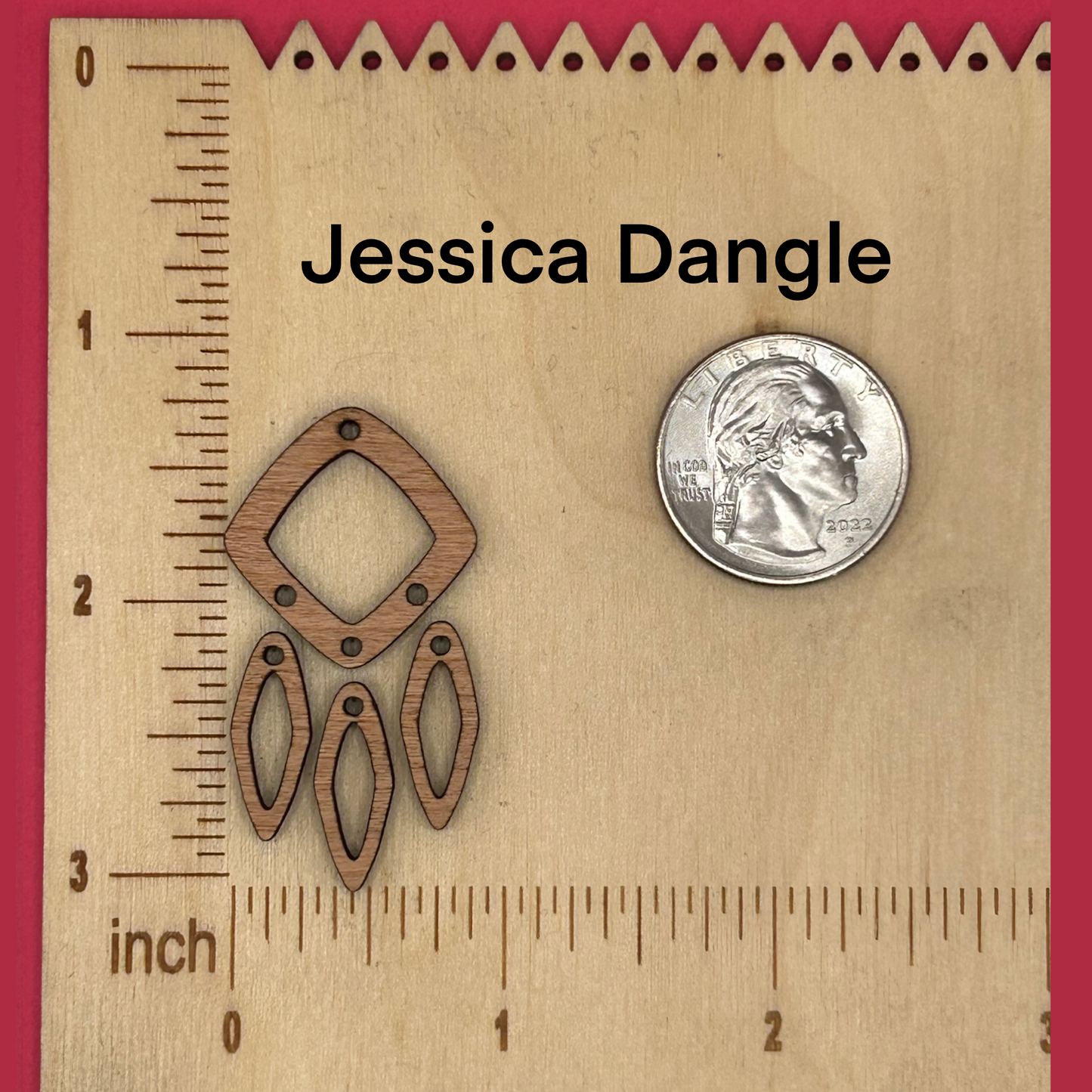 Blank jessica wooden bezels