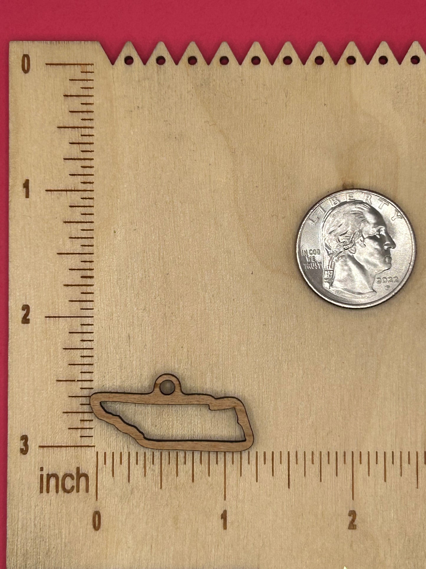Blank Tennessee wooden bezel