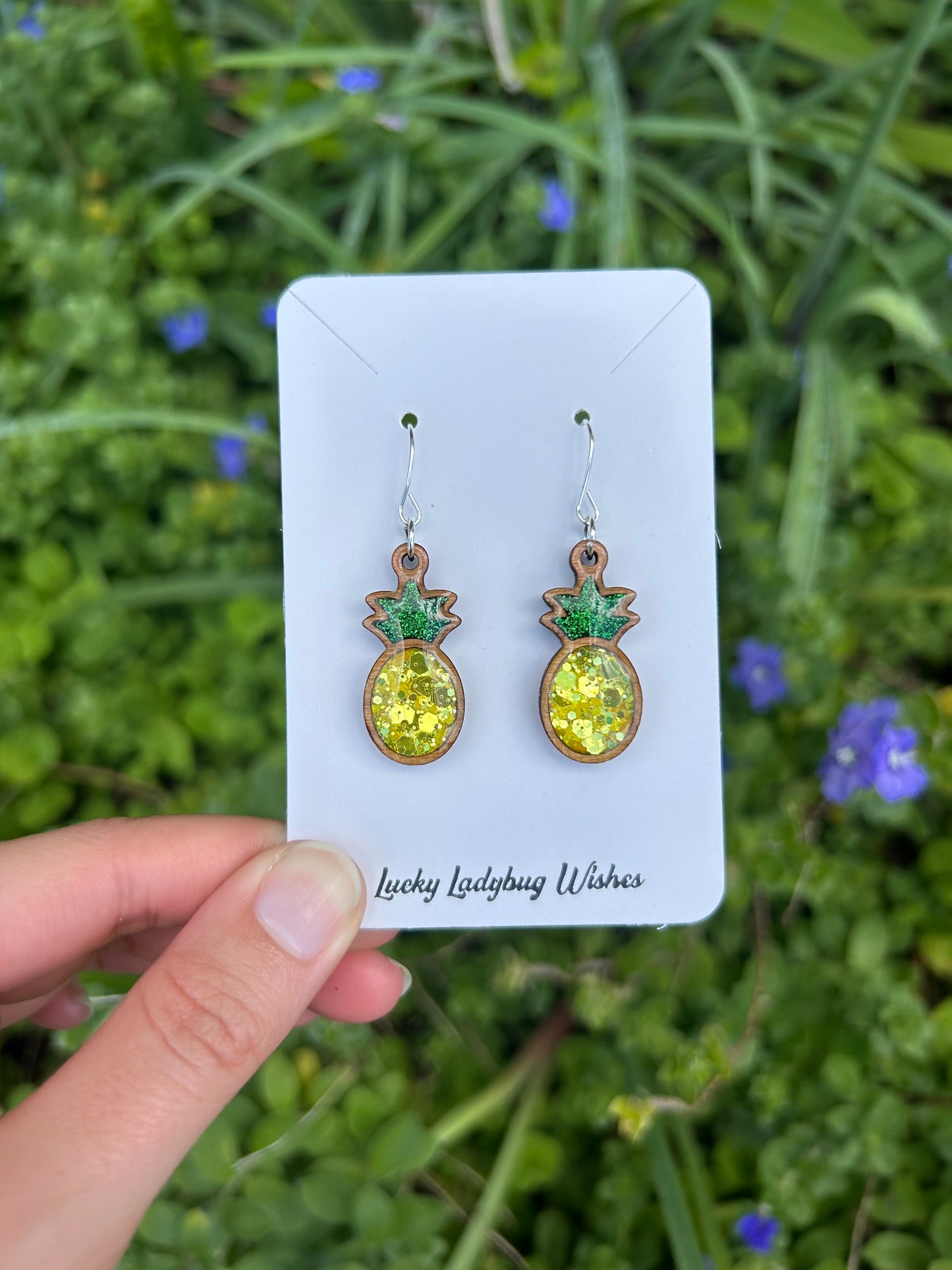 Pineapple earrings