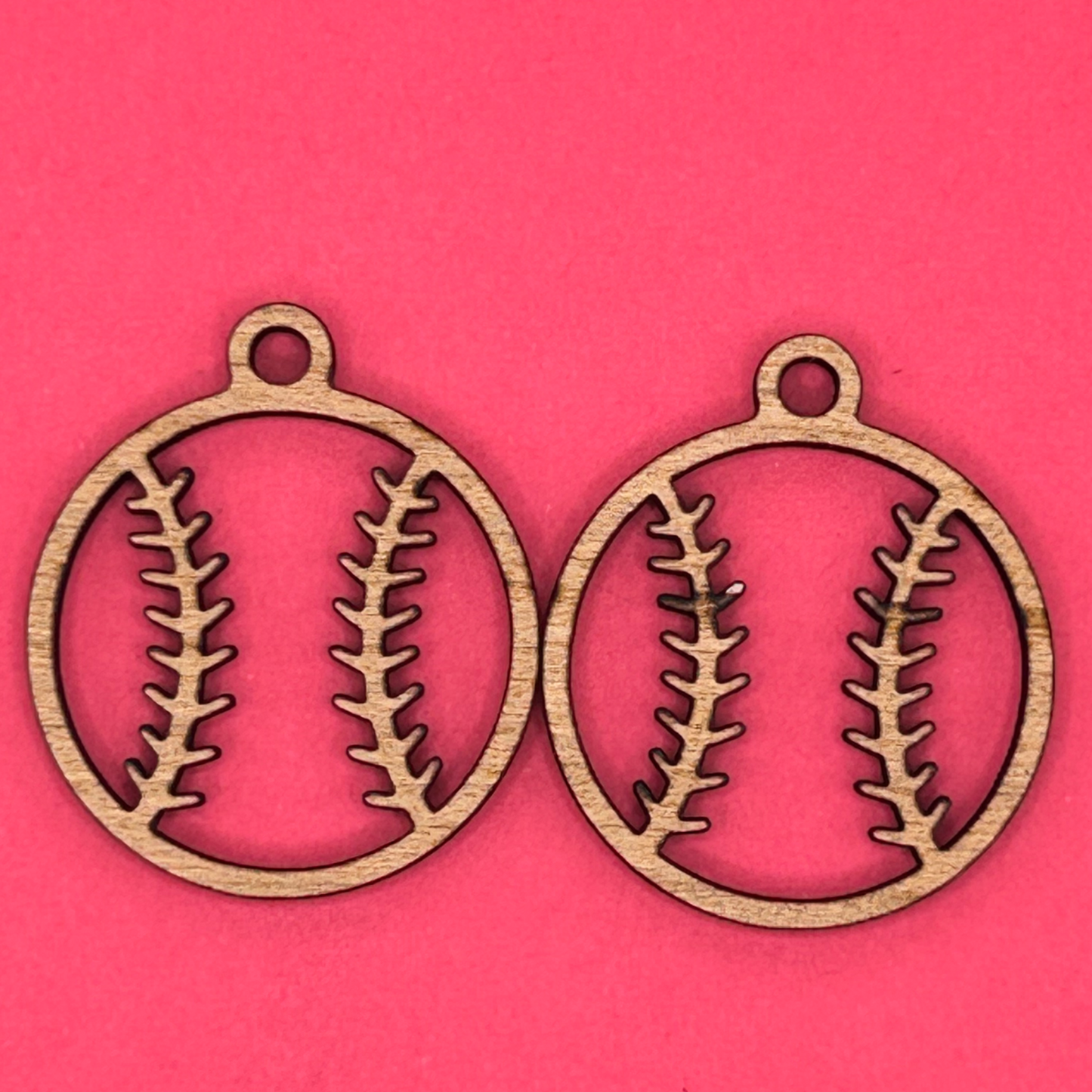 Blank Baseball wooden bezels