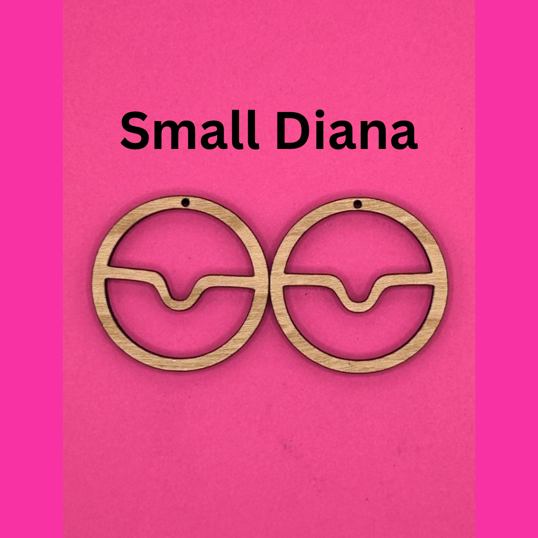 Blank Diana wooden bezel