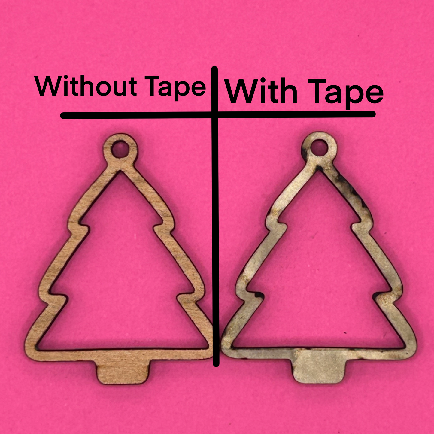 Blank tree wooden bezel