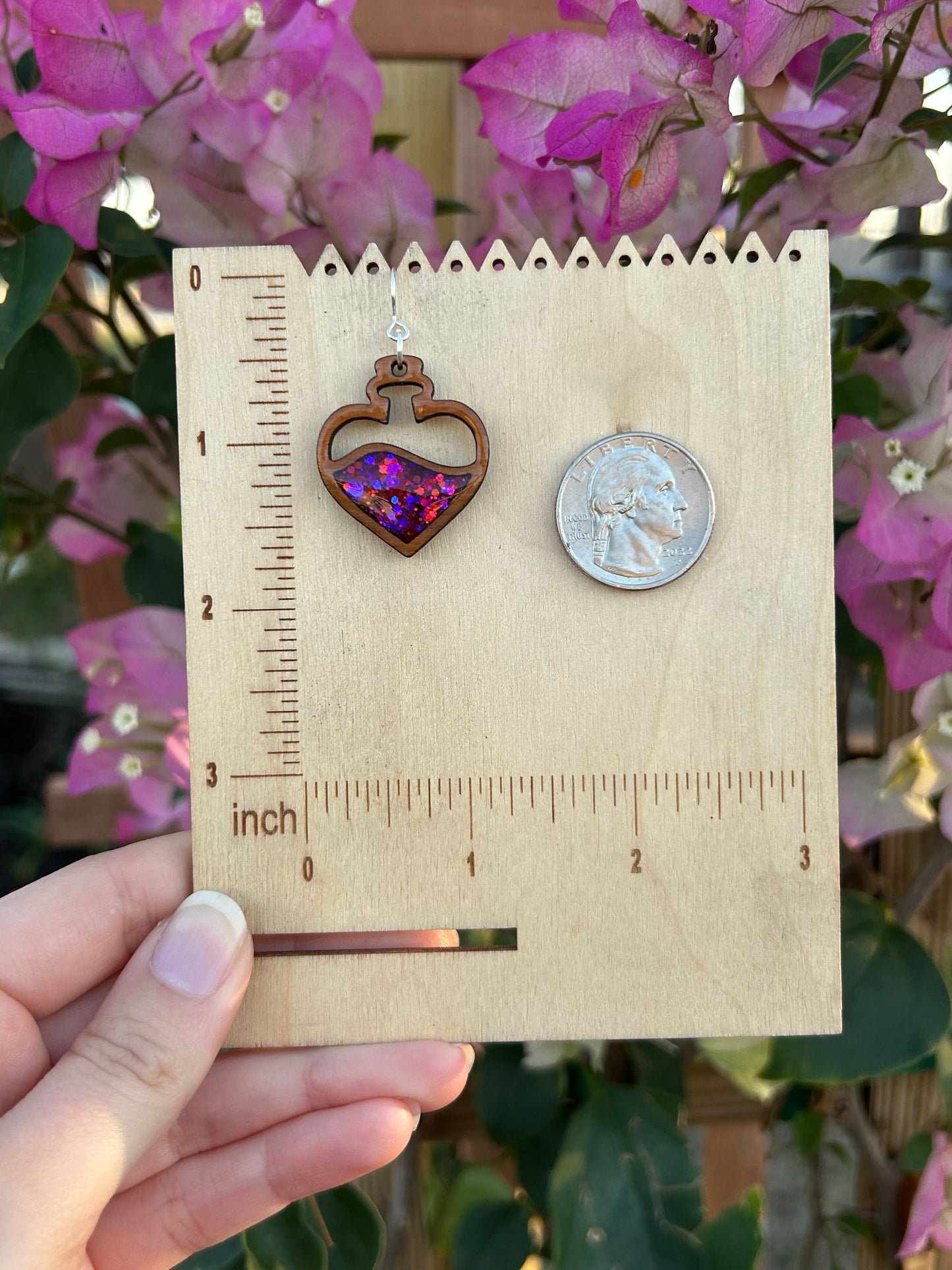 Love potion earrings