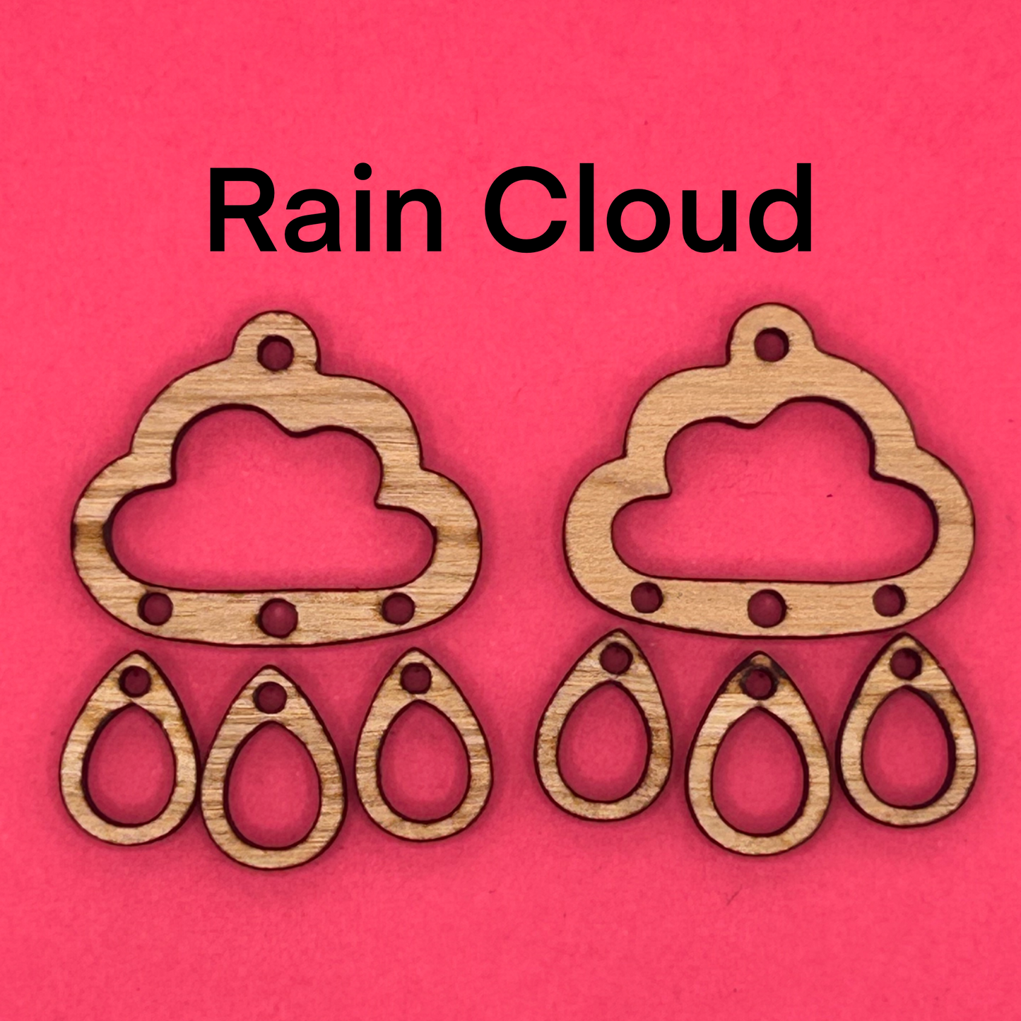 Blank Cloud wooden bezels