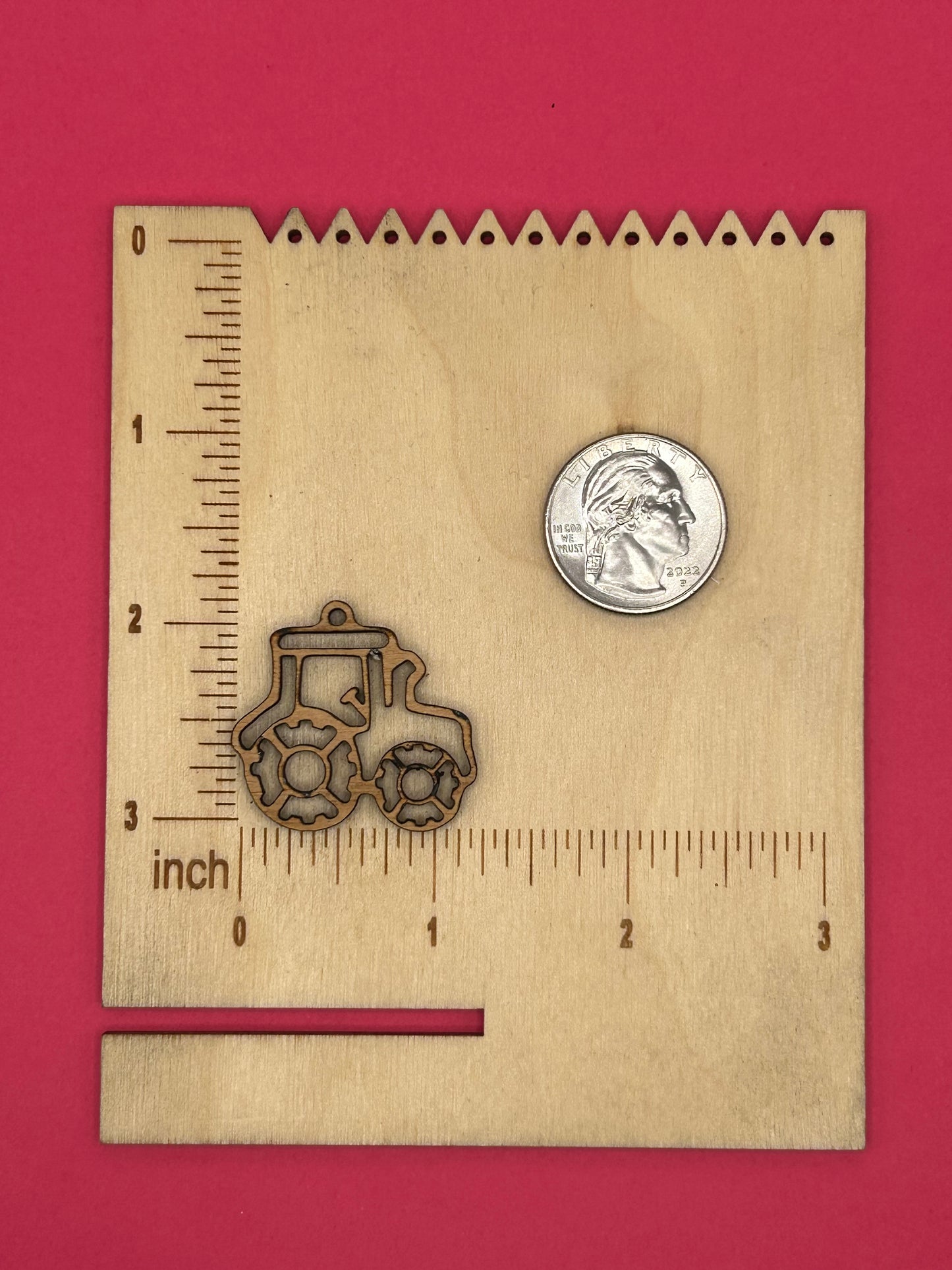 Blank Tractor wooden bezel