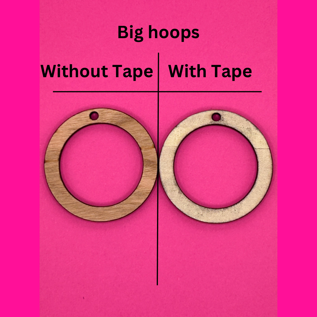 Blank hoops wooden bezels