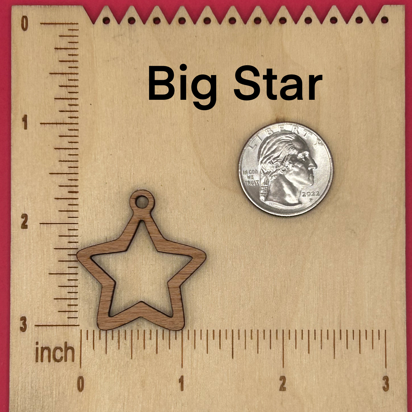 Blank Stars wooden bezels