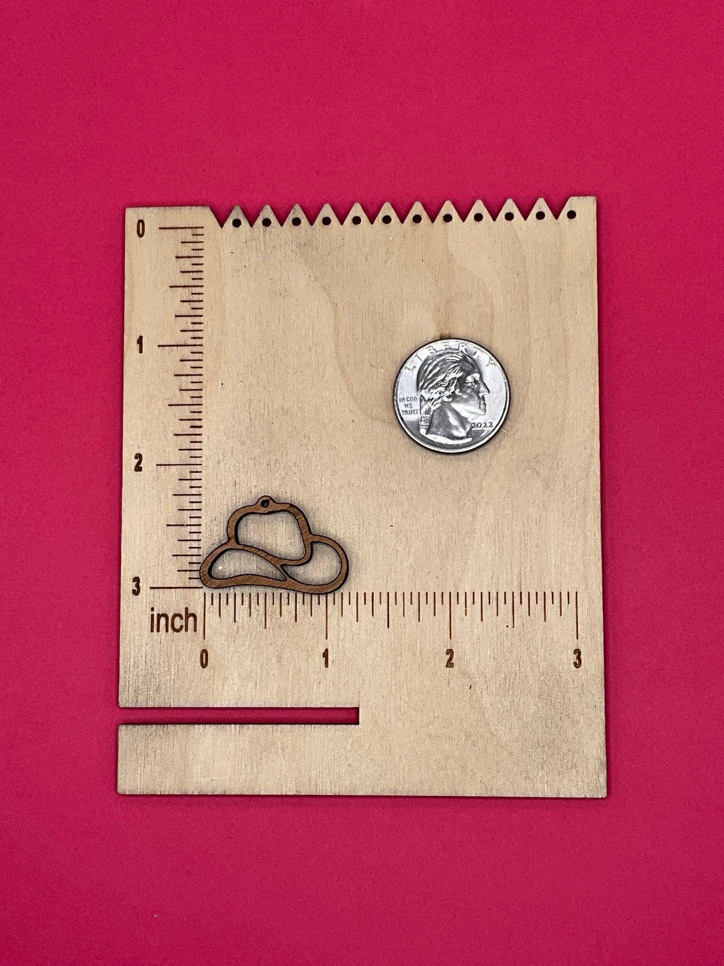 Blank Cowgirl Hat wooden bezel