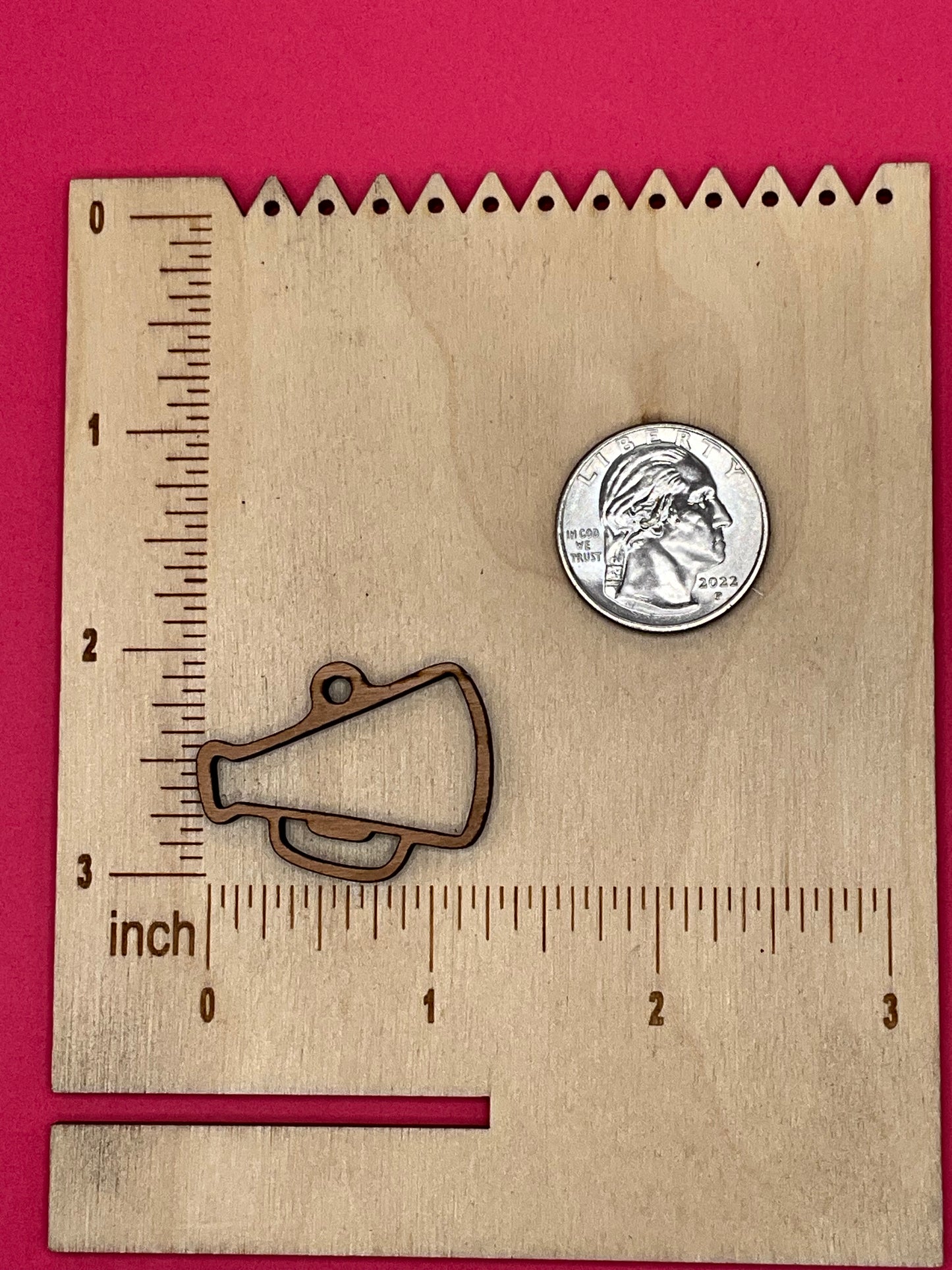 Blank Megaphone wooden bezels