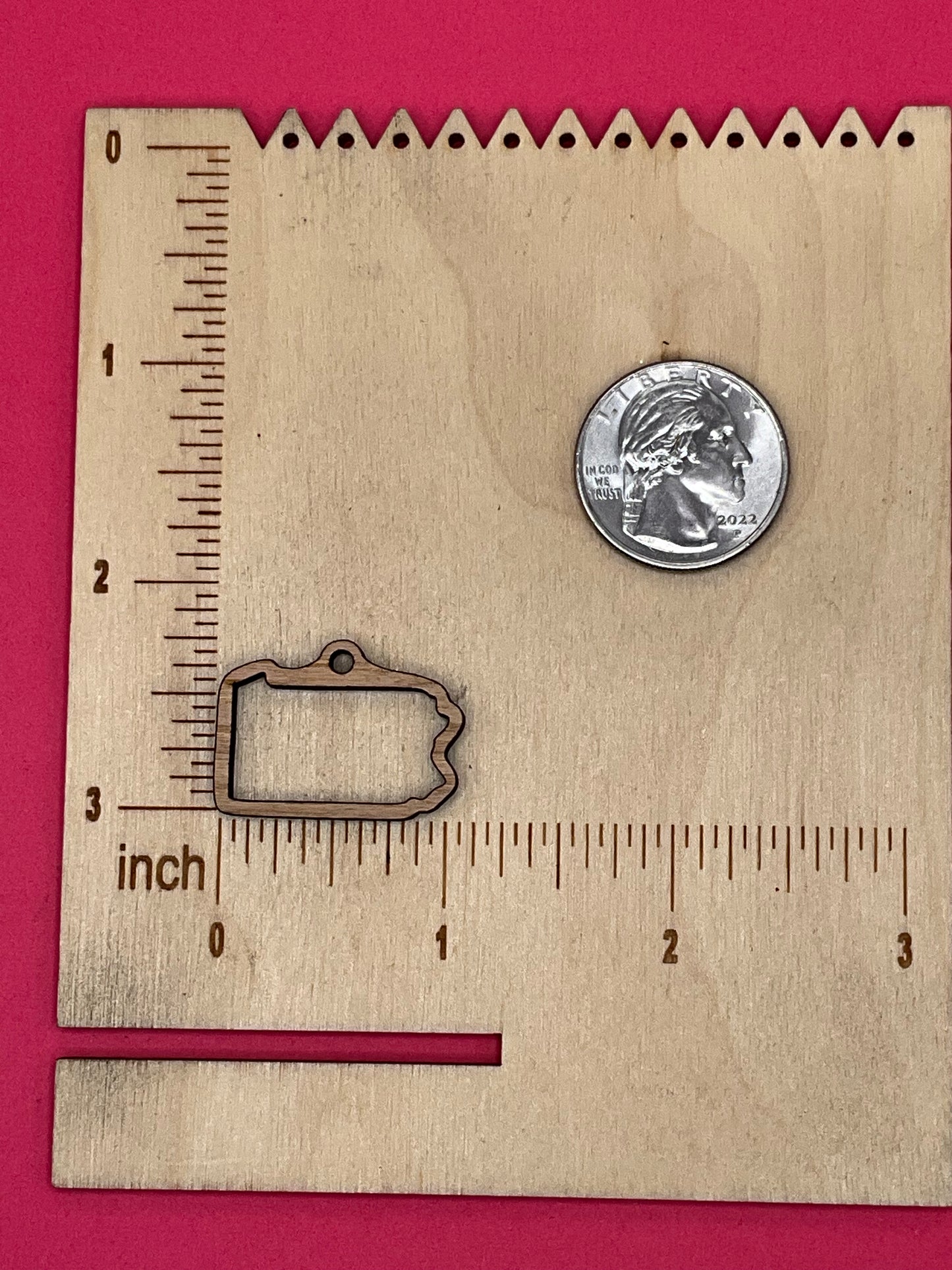 Blank Pennsylvania wooden bezel