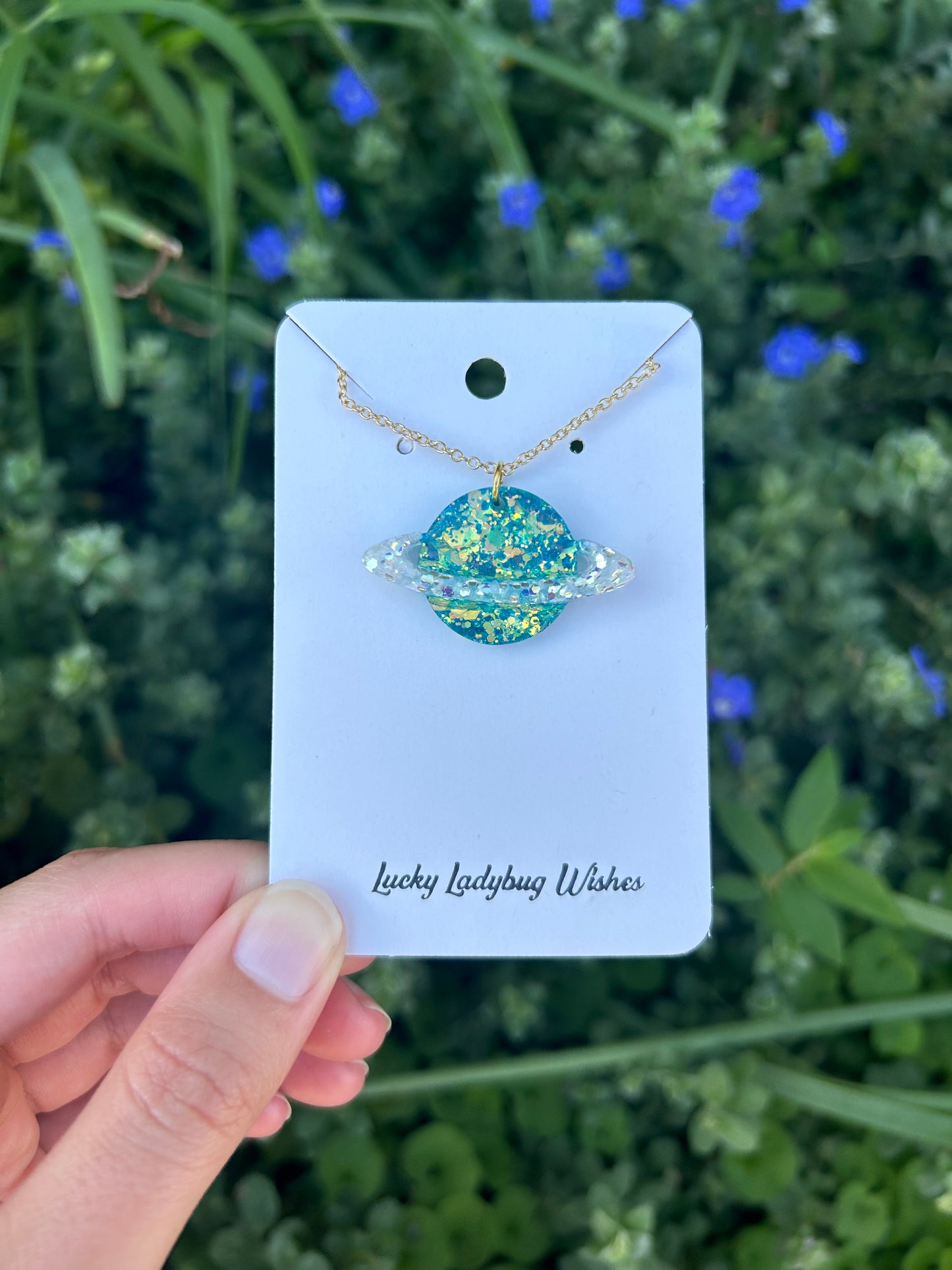 Planet necklace
