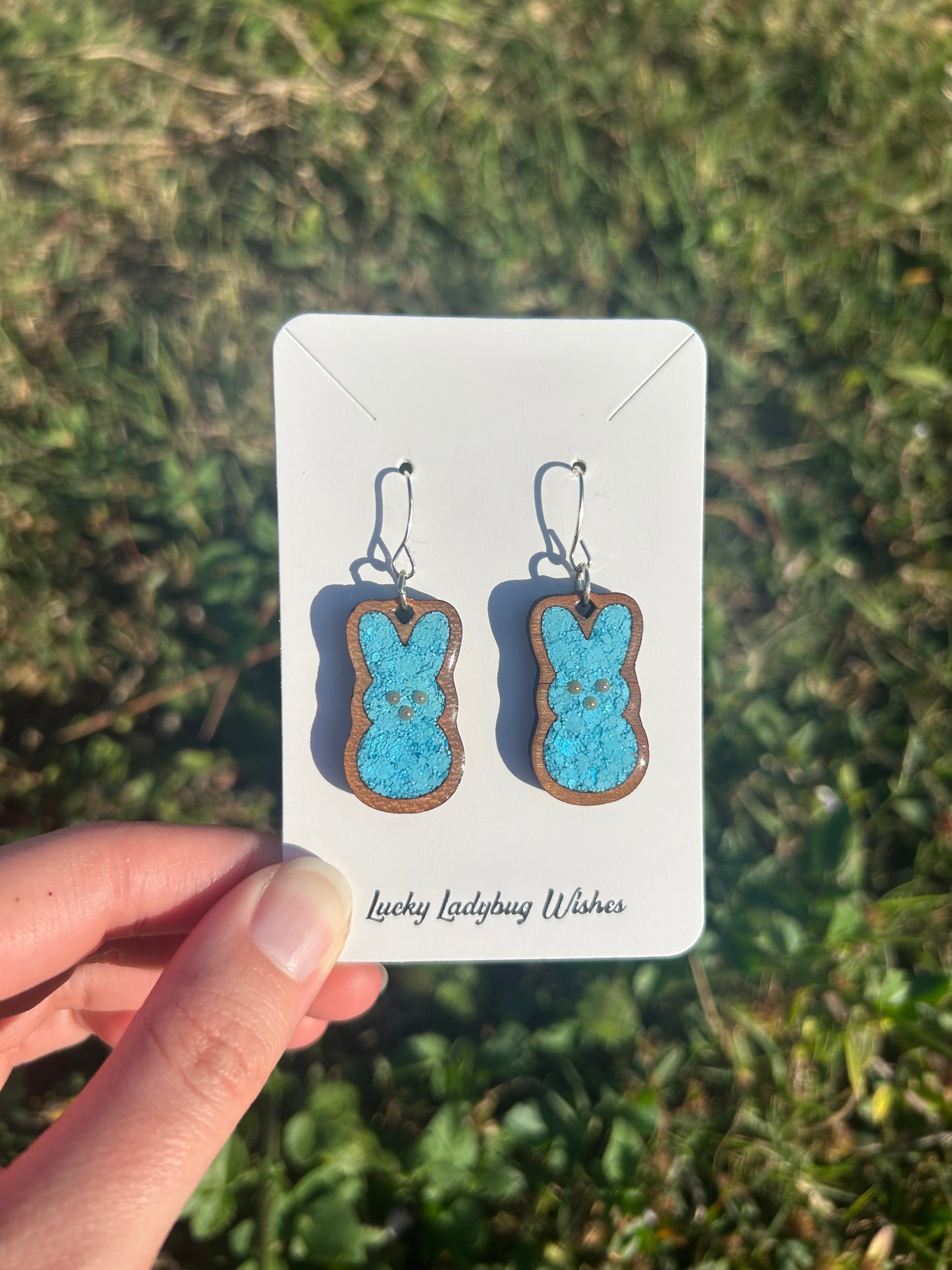 Peep Bunny earrings
