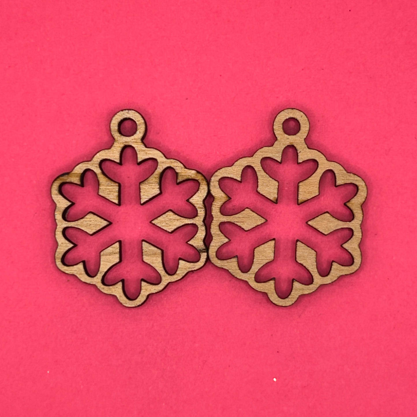 Blank Snowflake wooden bezel