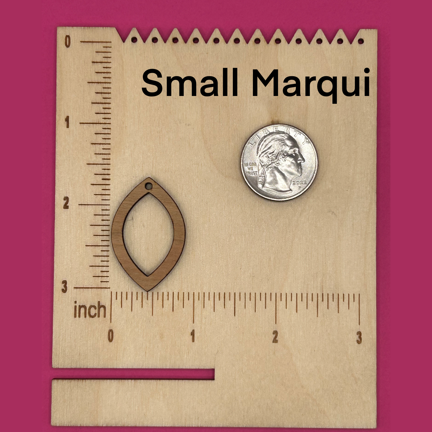 Blank marqui wooden bezels