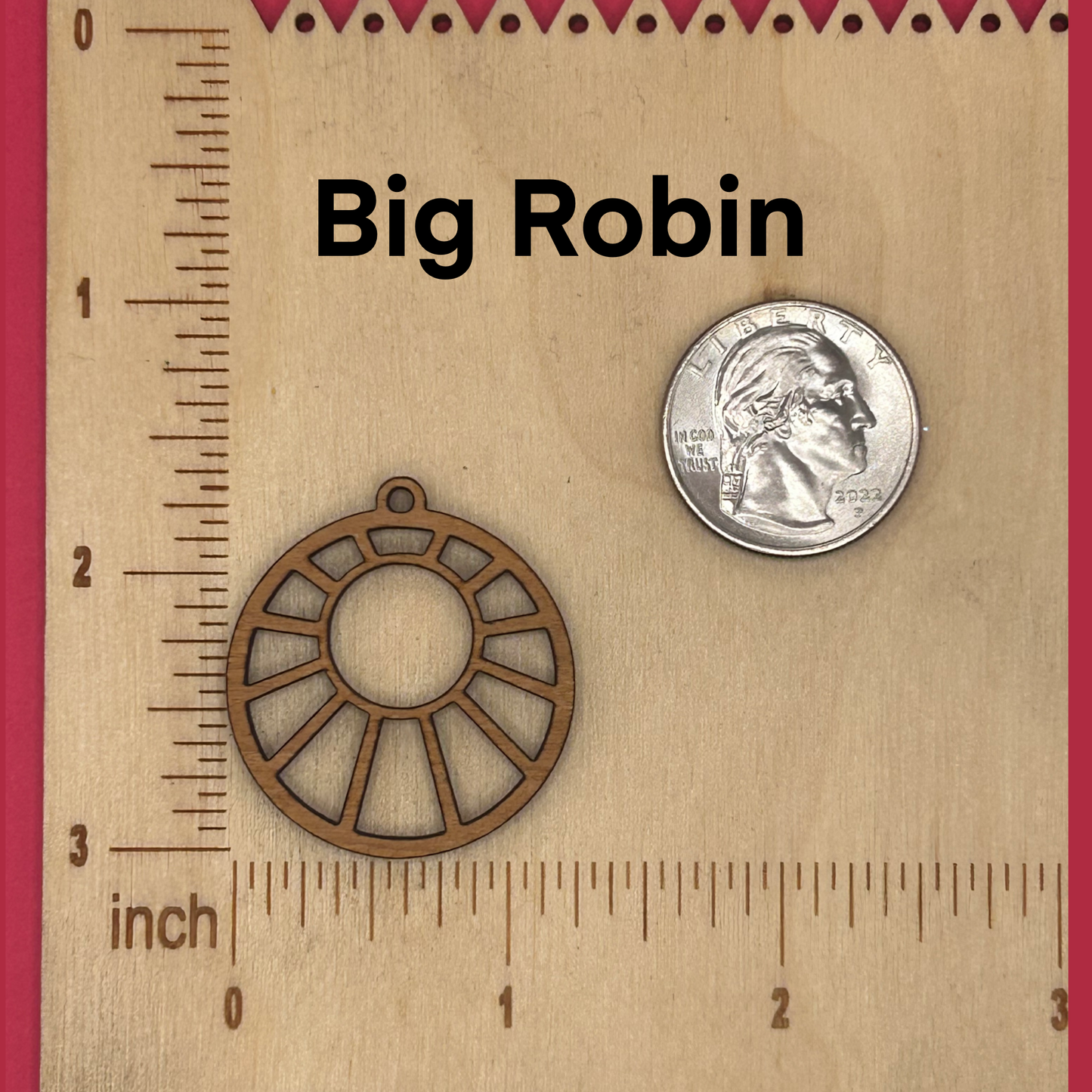 Blank Robin wooden bezels