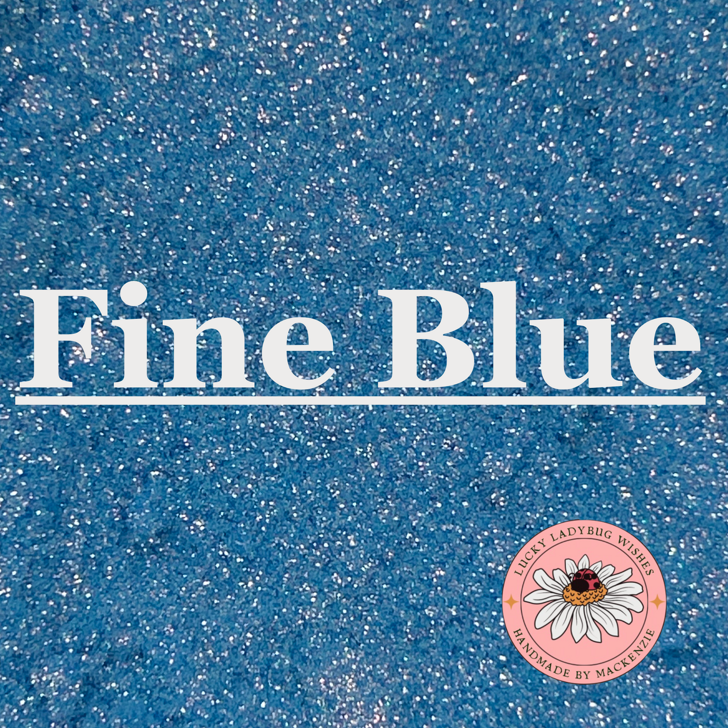 Fine Blue fluorescent Glitter