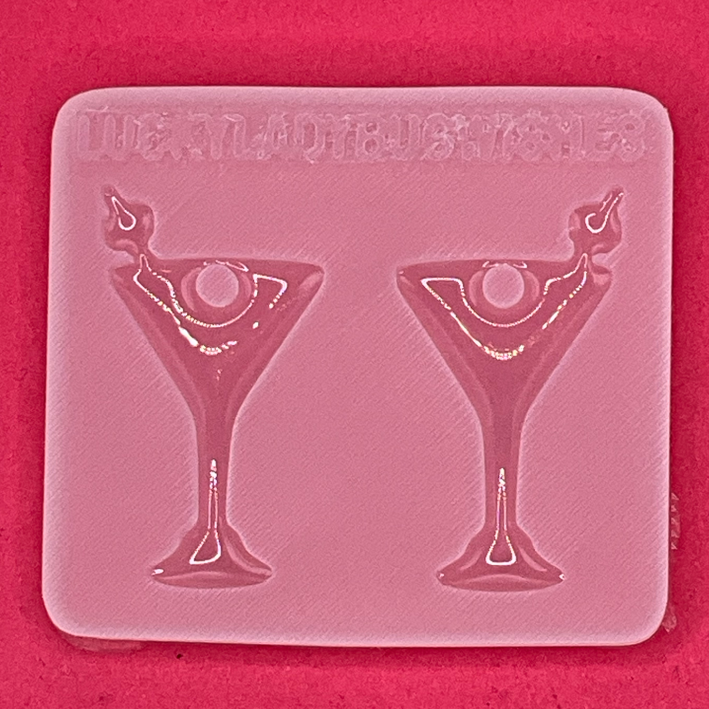 Martini With Olive Silicone Mold