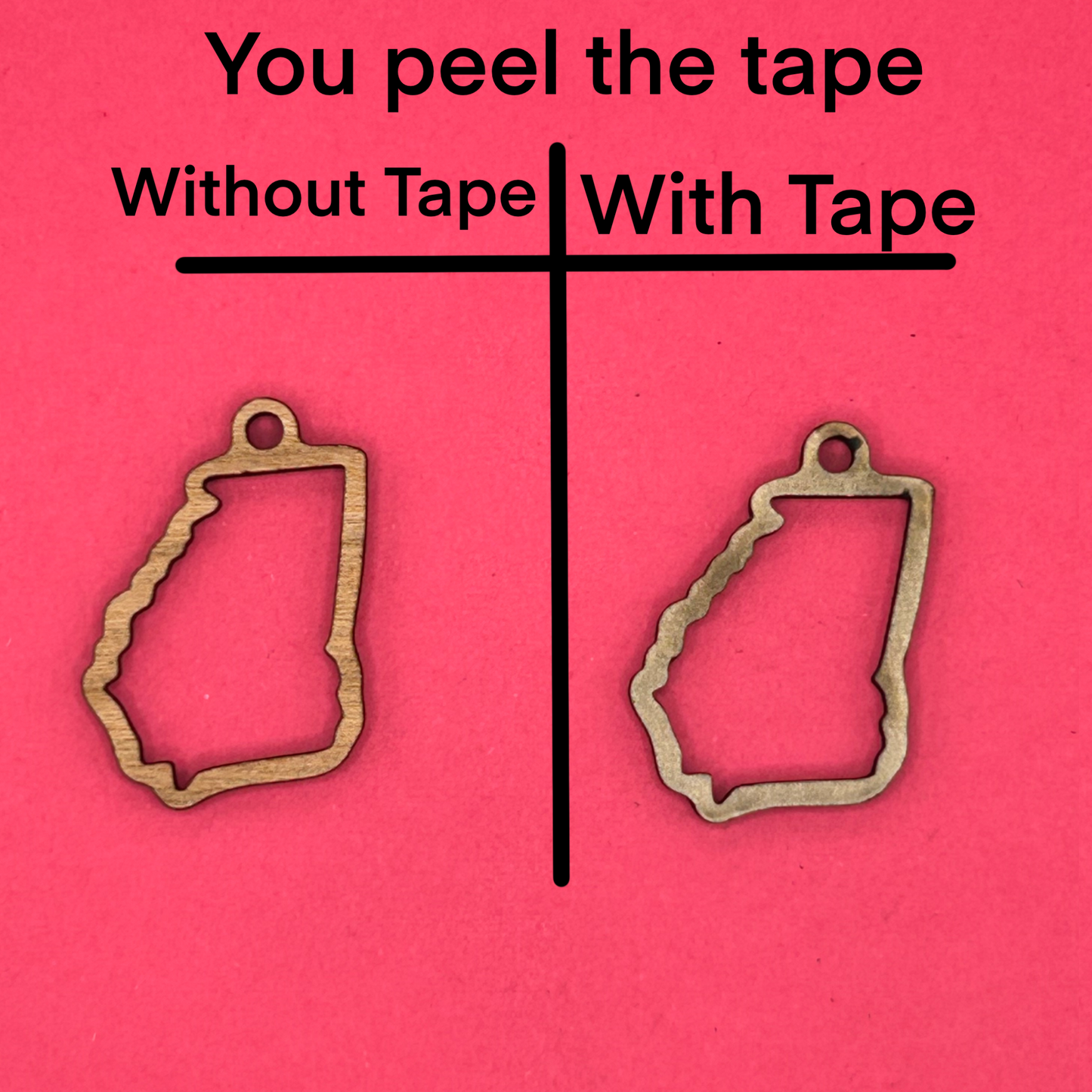 Blank Georgia wooden bezel