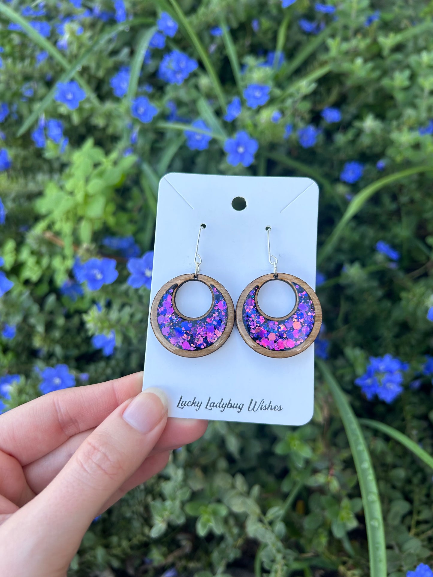 Galaxy earrings
