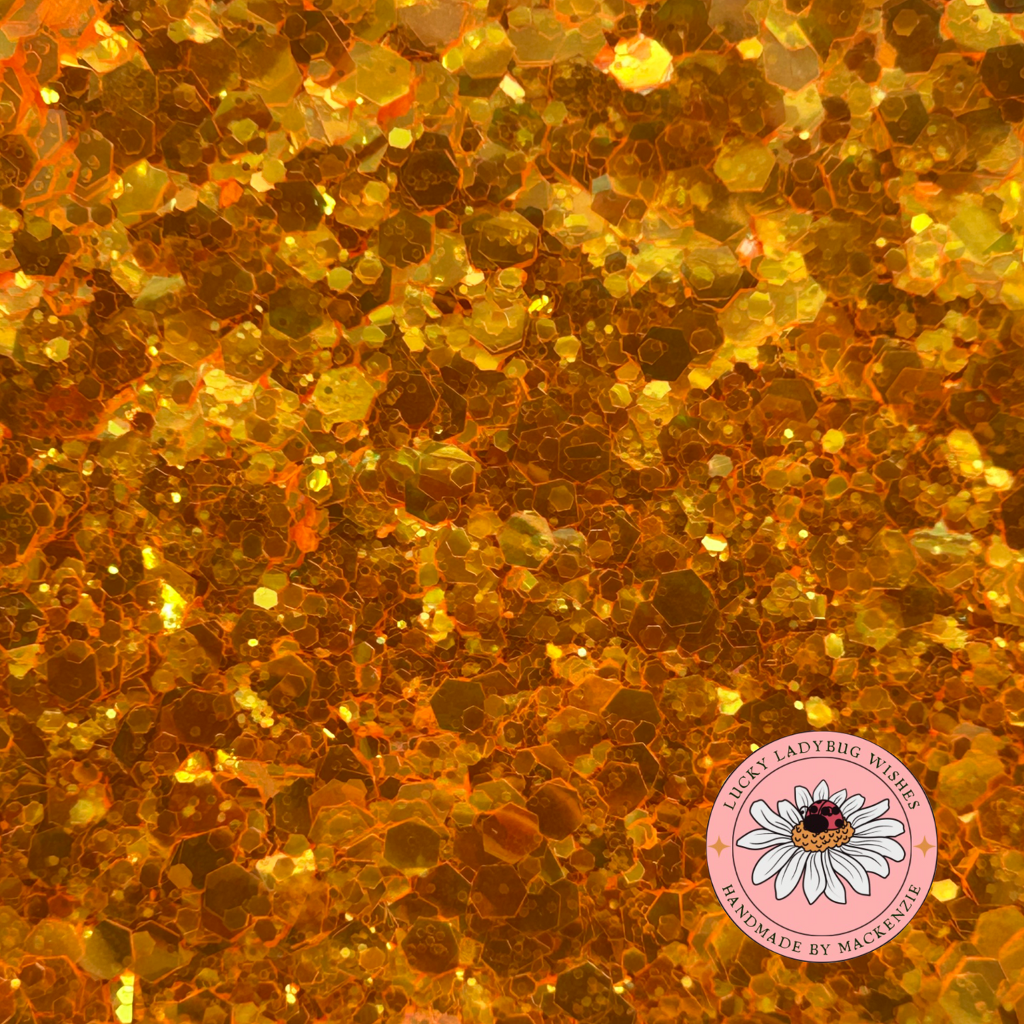 Marigold glitter