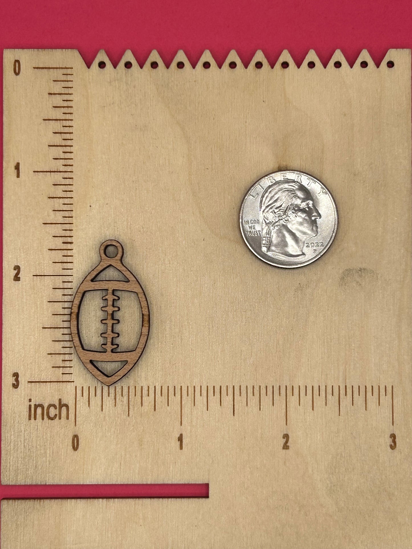 Blank Footballs wooden bezels