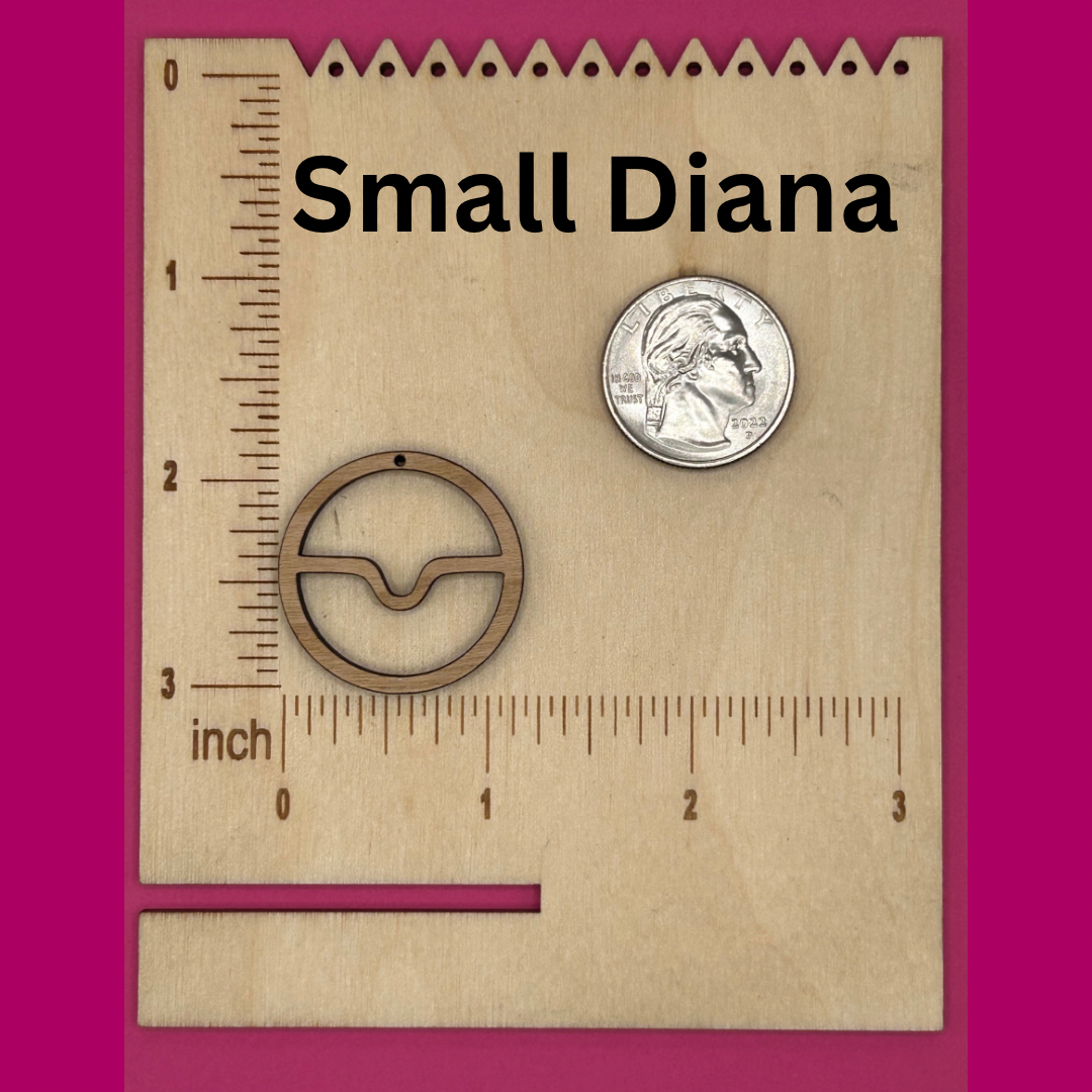 Blank Diana wooden bezel