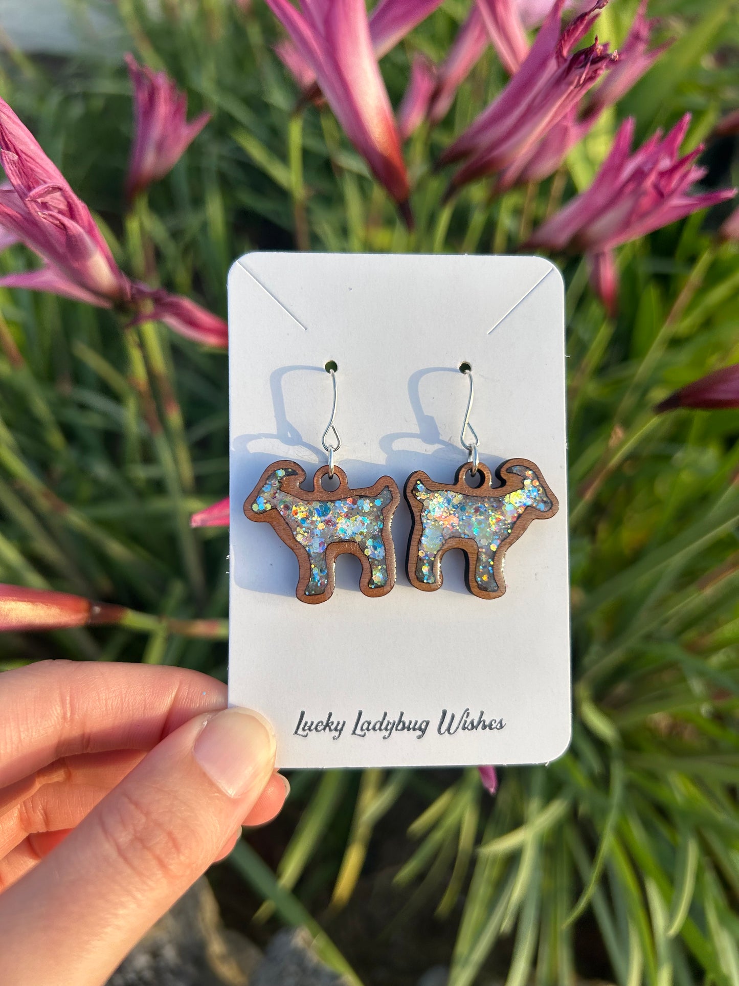 Goat earrings