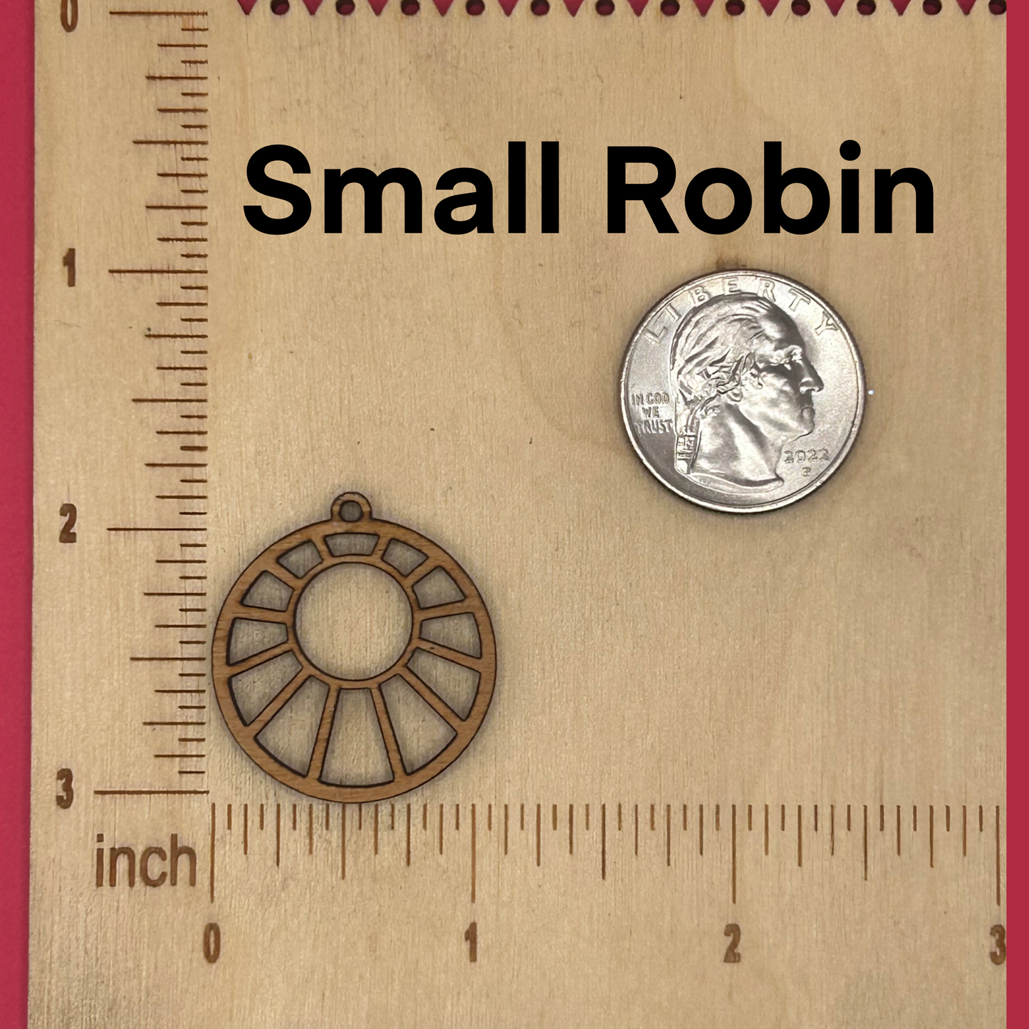 Blank Robin wooden bezels